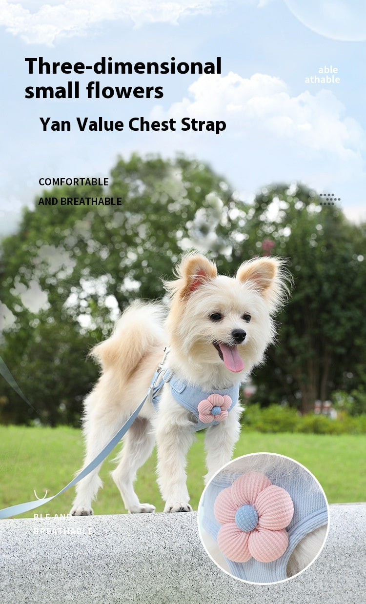Dog Rope Leash Vest-Style Chest Strap Dog Leash
