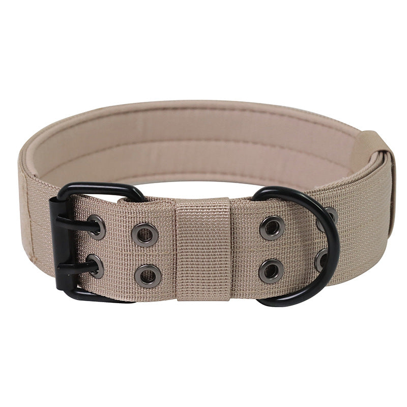 Onetigris Military Adjustable Dog Collar With Metal D Ring & Buckle