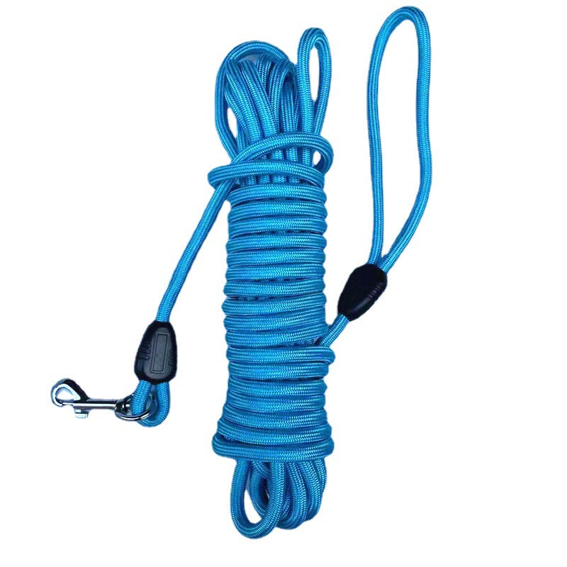Portable Solid Color Pet Tracking Training Traction Rope