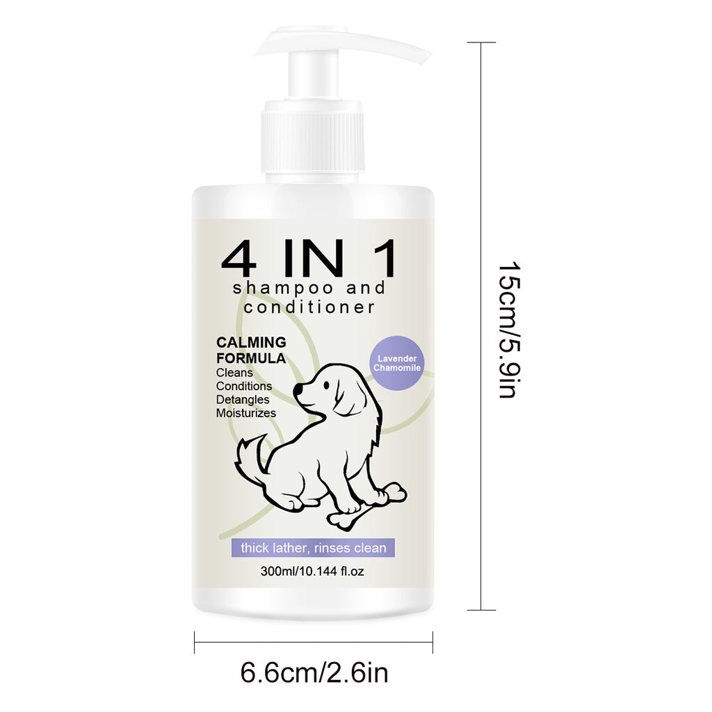 Pet Shampoo With Integrated Care And Grooming