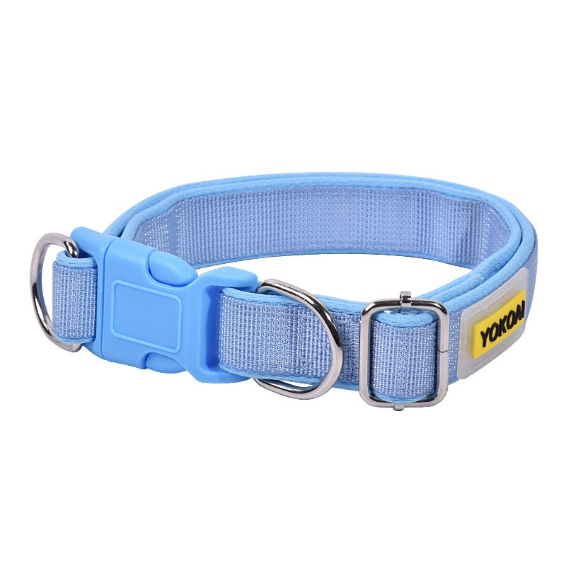 Comfortable Solid Color Dog Collar
