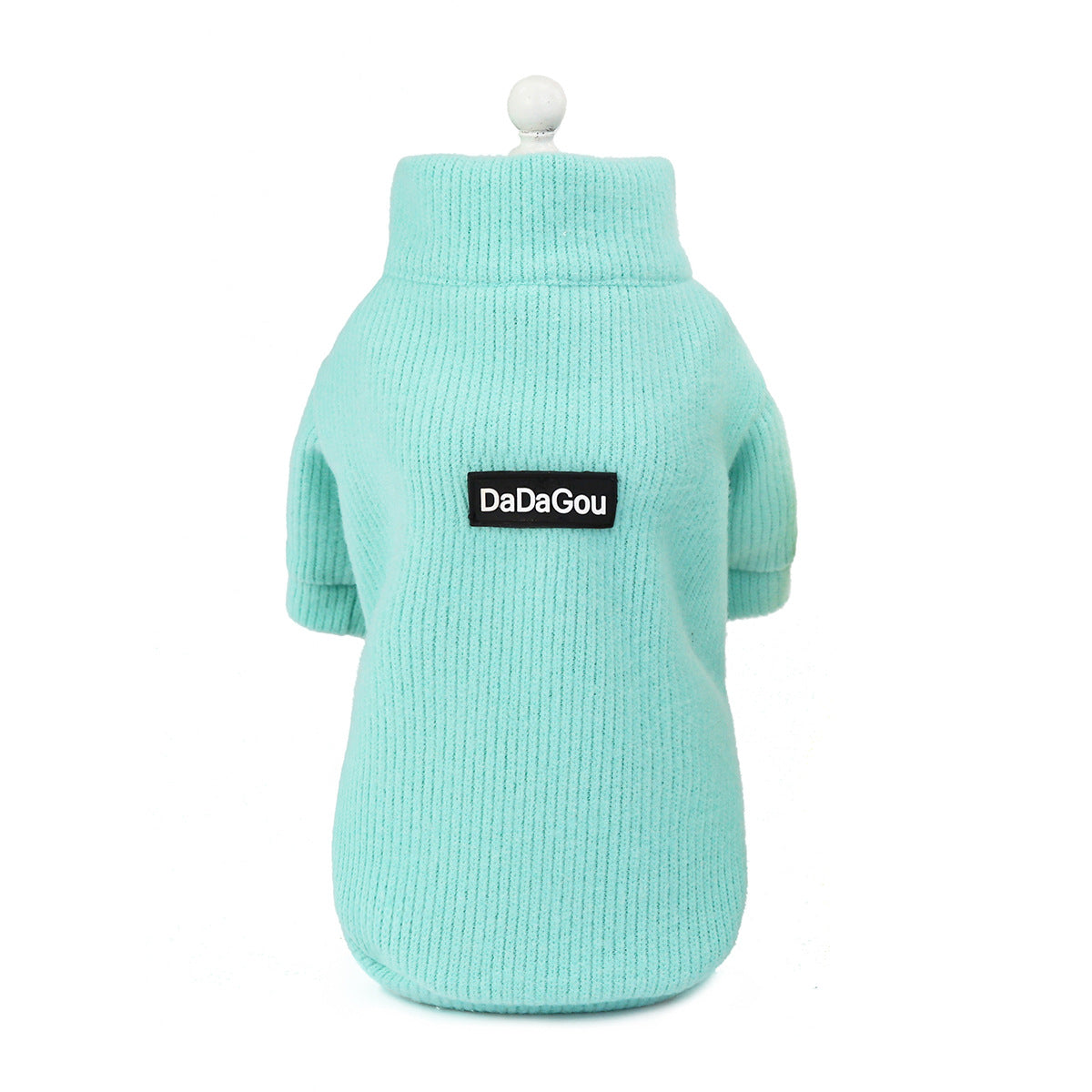 Wool Zip-Up Dog Sweater