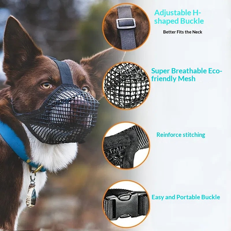 Breathable Mesh Dog Muzzle
