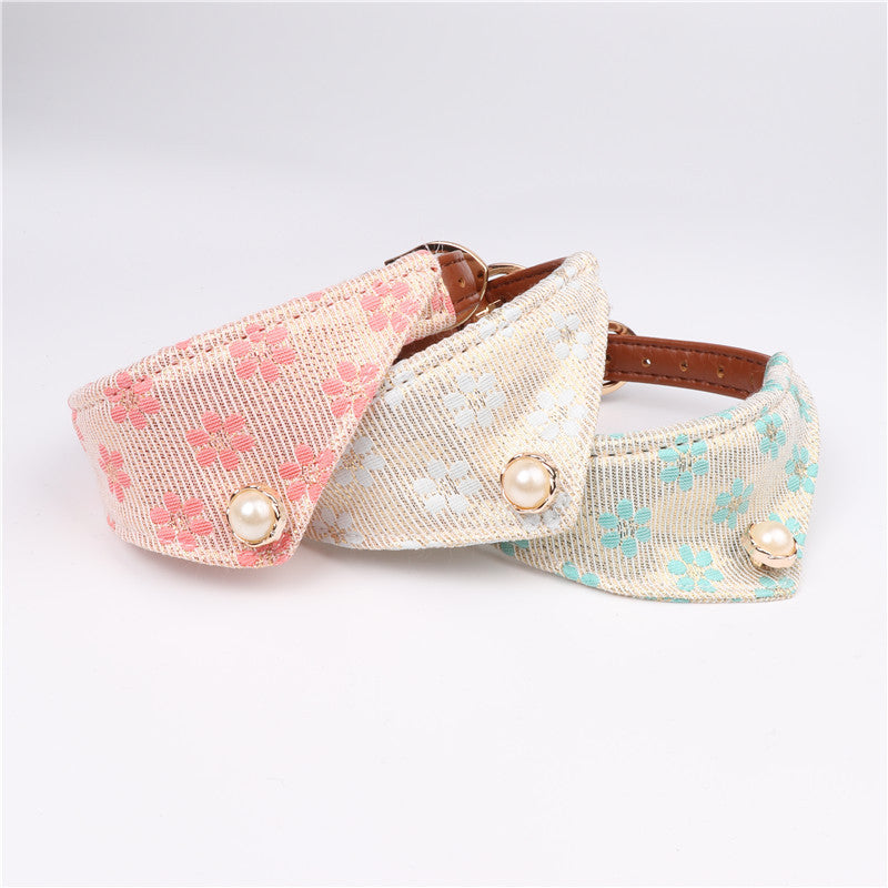 Dog Triangular Bandana Collar For Small And Medium-Sized Dogs