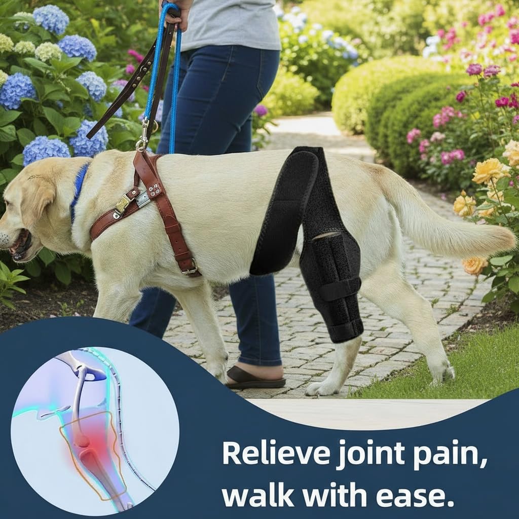 Adjustable Dog Knee Brace for Hind Leg