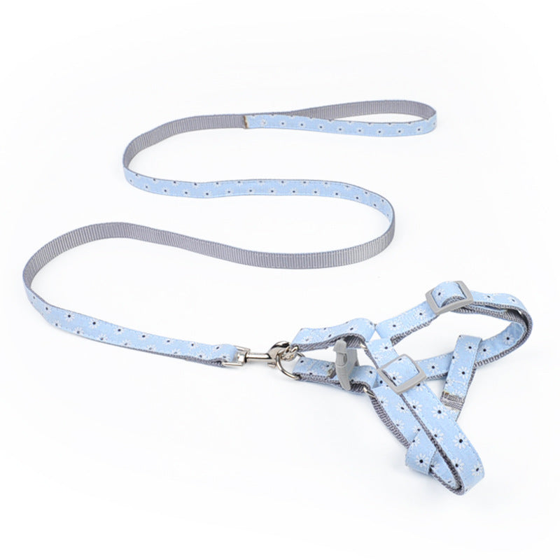 Walking The Dog With Traction Rope On Chest And Back