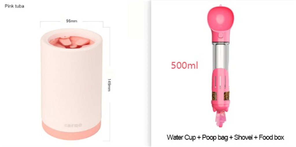 Plastic Dog Foot Washing Cup