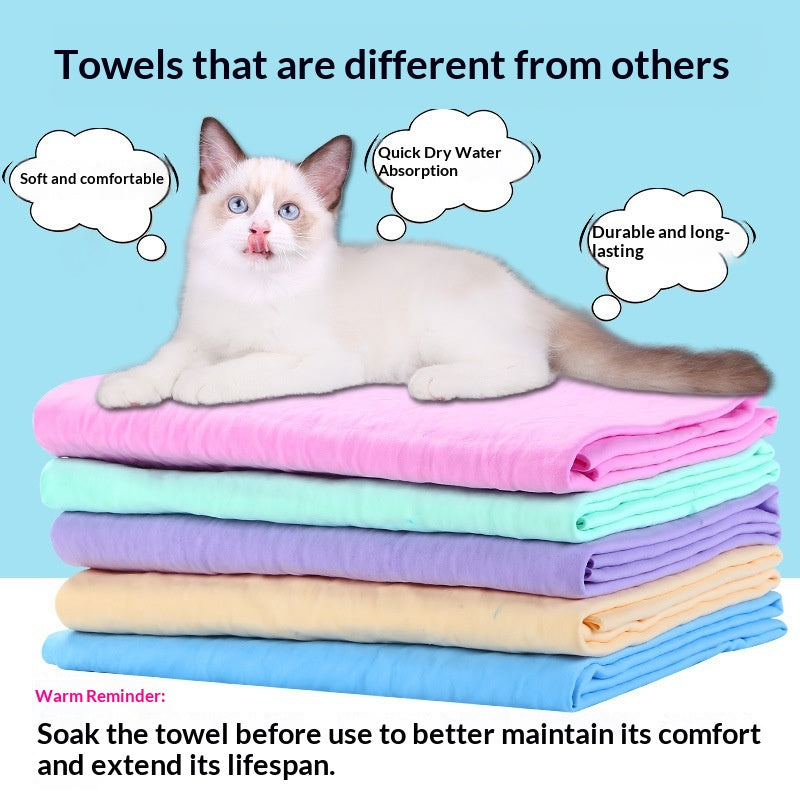 Large Thickened Pet Towel For Cleaning