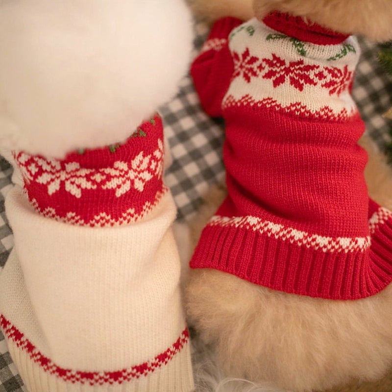 Dog Knitted Sweater Vip Schnauzer