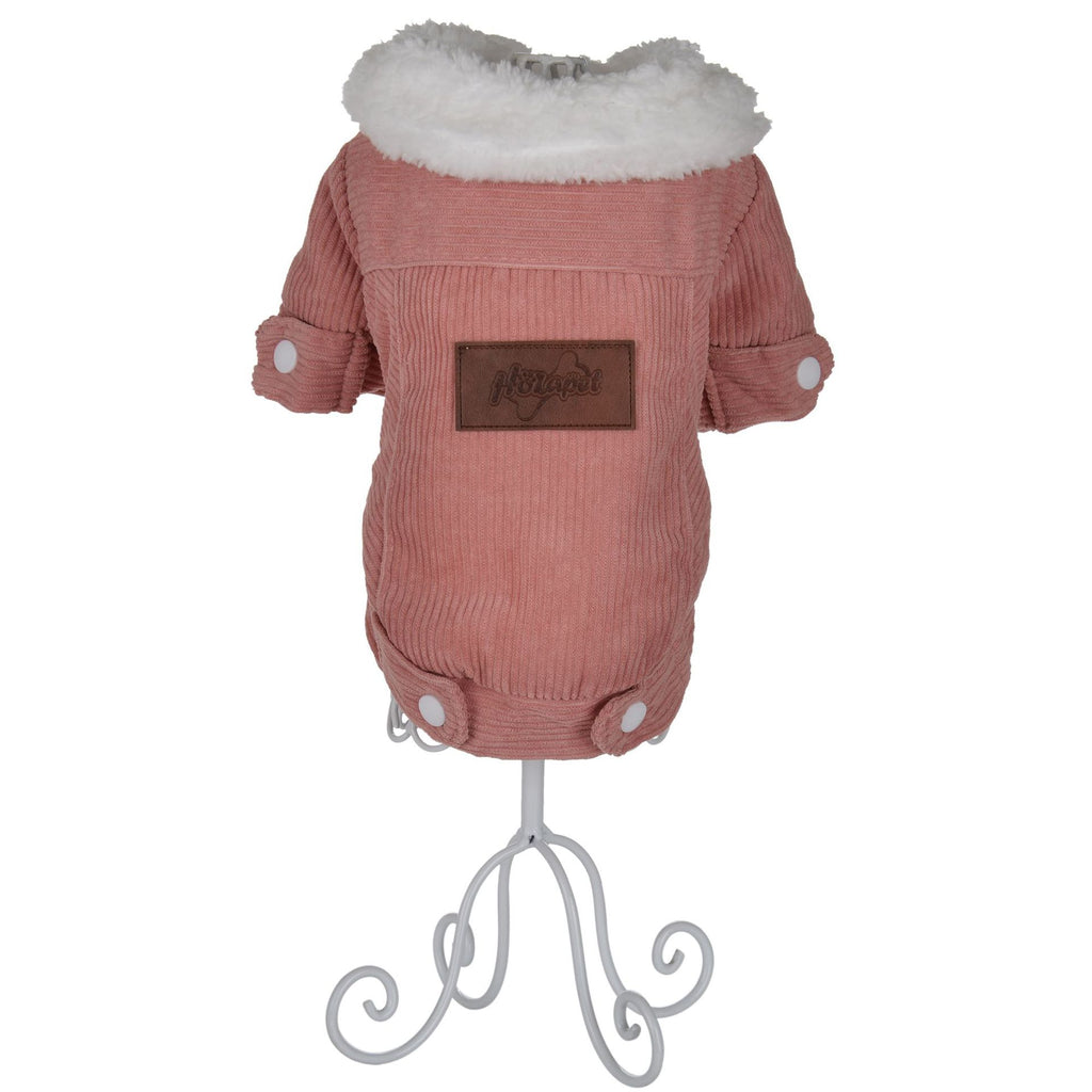 Korean Lambswool Fleece-Lined Padded Dog Coat