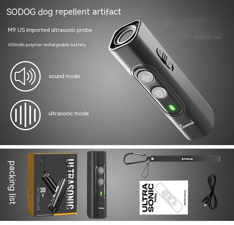 Portable Ultrasonic Dog Repellent Device