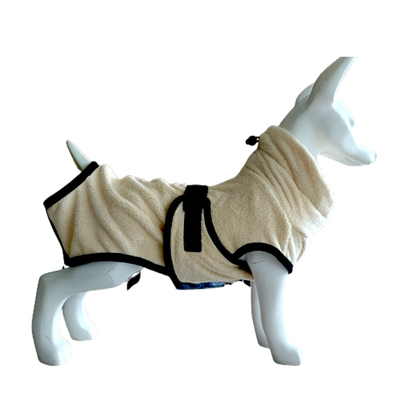 Thick Microfiber Absorbent Dog Bathrobe