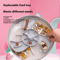 Pet Food Basin Rotating Game Board Anti-Choke Silica Gel Pad Feeding