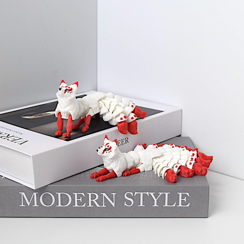 Nine-Tailed Fox, Smart Fox Shape, Fantasy Texture, Exquisite Details, Fairy-Style Appearance, Exquisite Craftsmanship, Thoughtful Gift Decor