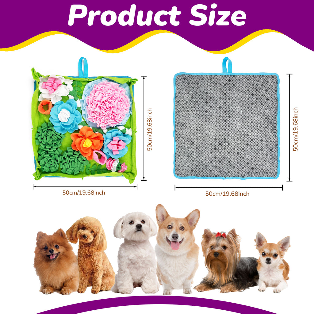 Creative Garden-Themed Dog Sniffing Mat