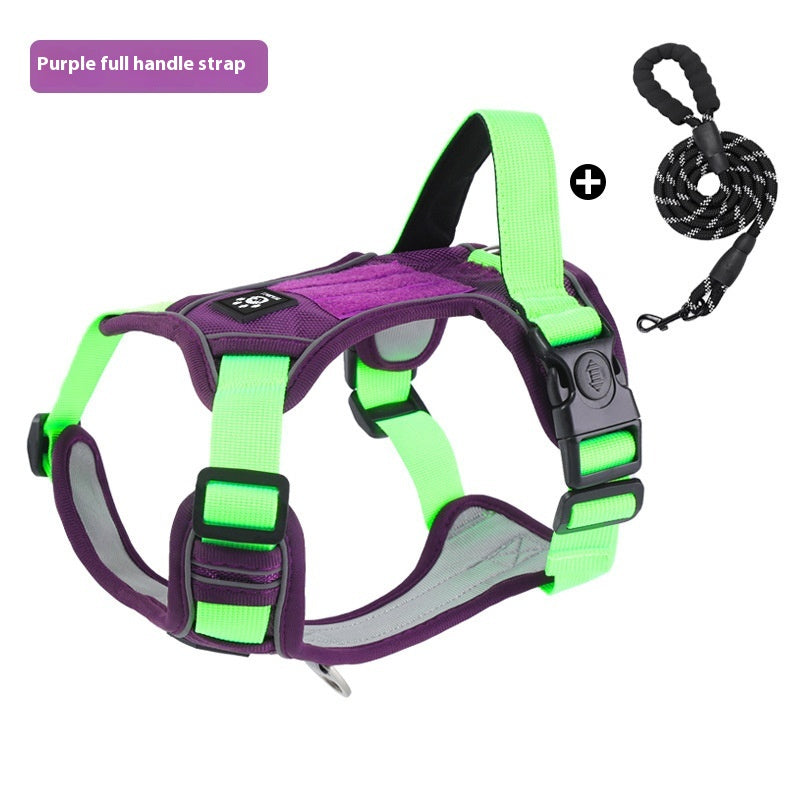 Vest-Style Dog Harness For Medium And Large Dogs Walking