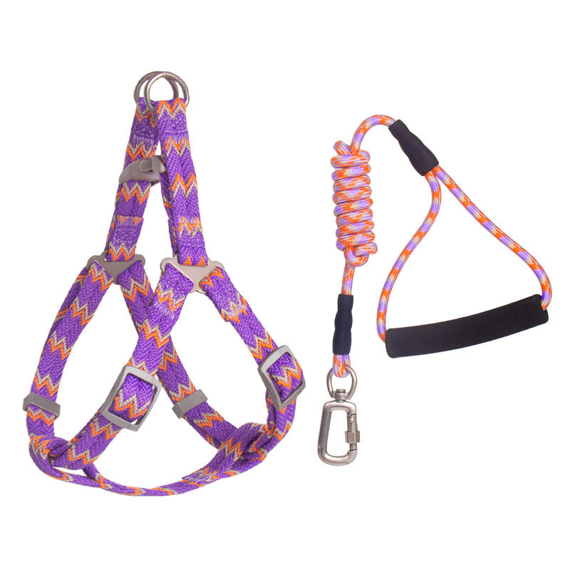 Climbing Harness Chest And Back Fashionable Traction Foam Handle Circular Rope