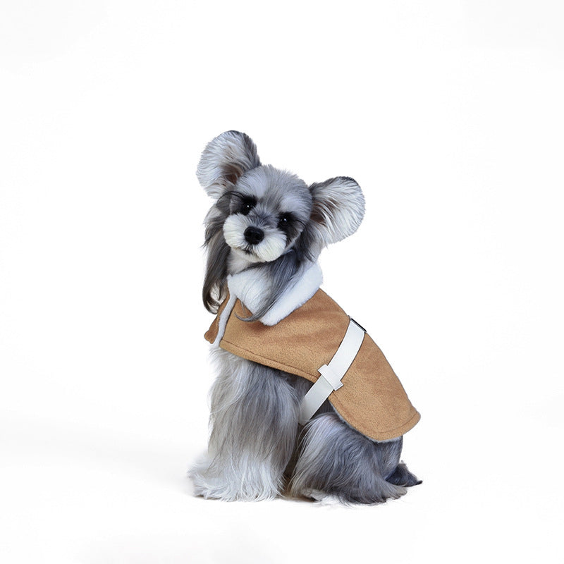 British Style Dog Cloak Coat