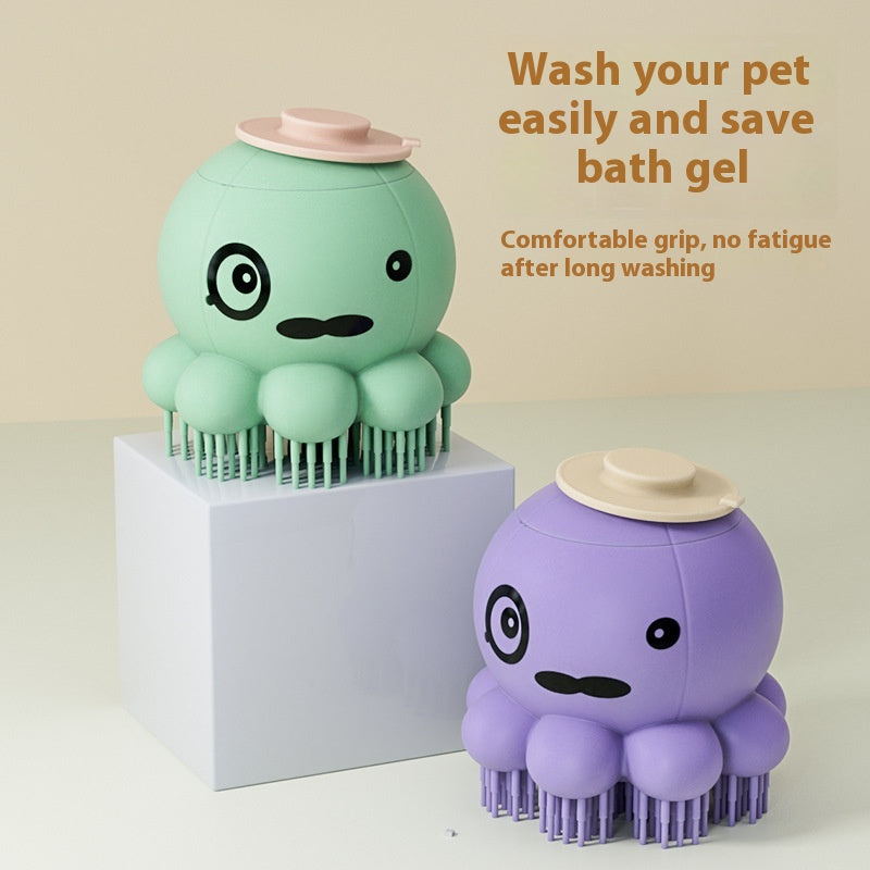 Silicone Dog Bath Massage Brush