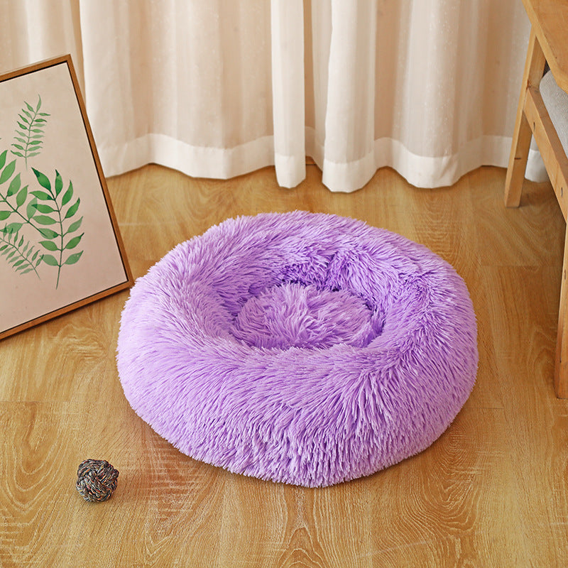 Pet Kennel Plush Long Wool