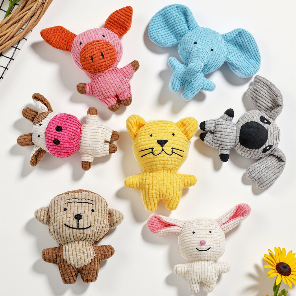 Bite-Resistant Plush Pet Toy With Sound