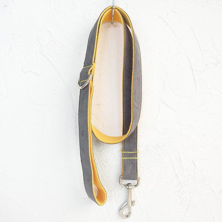 Grey Polyester Dog Leash