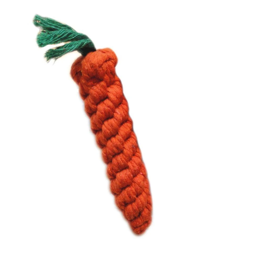 Pet Carrot Cotton Rope Modeling Toy