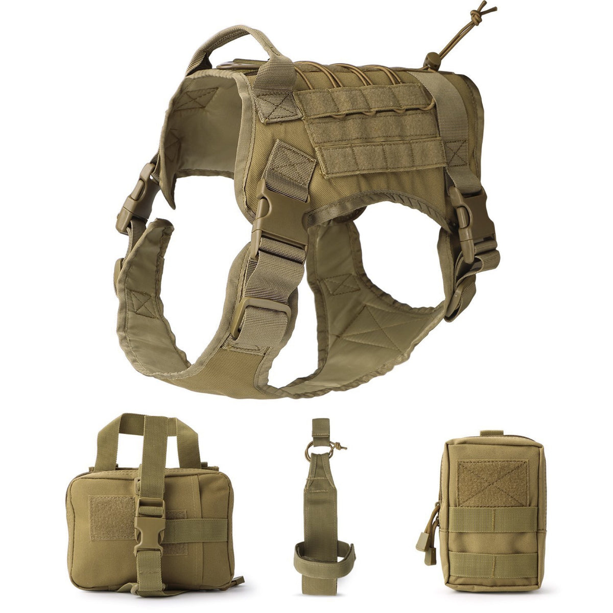 Outdoor Dog Vest Five Piece Set