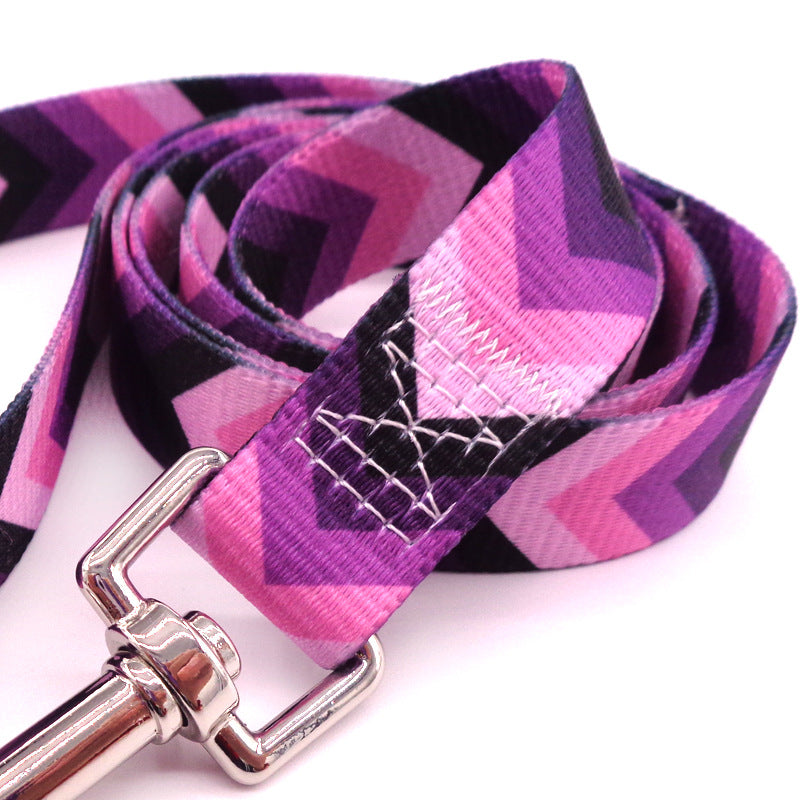 Color Stripe Digital Printing Gradient Pet Strap