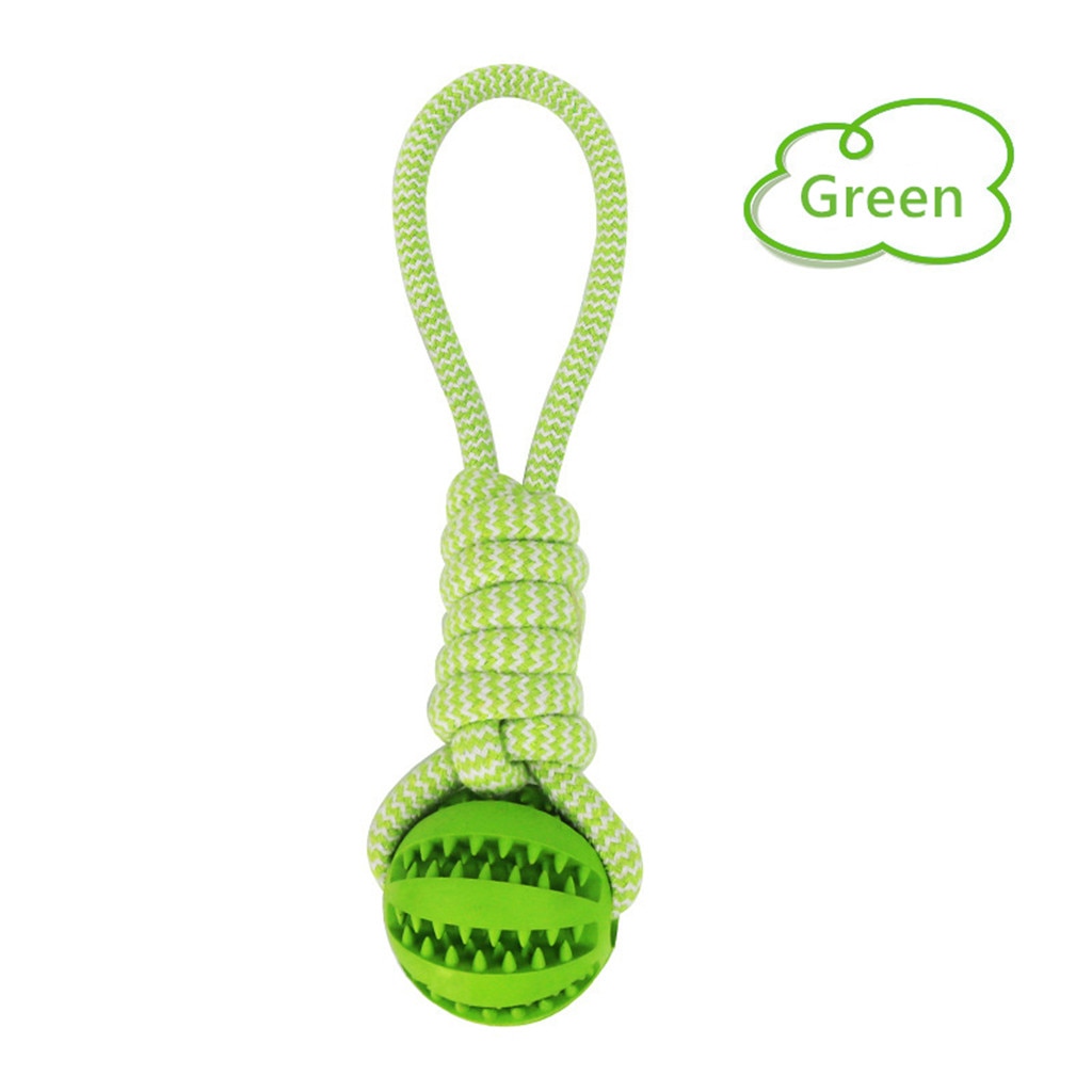 Interactive Rubber Rope Chew Toy Ball