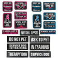 Embroidered Hook And Loop Dog Patch