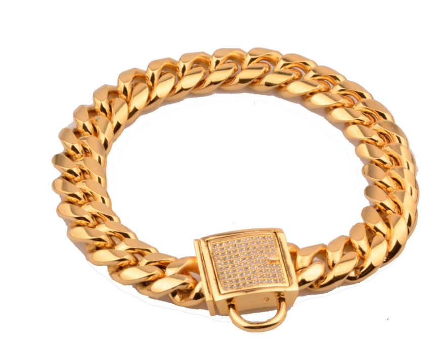 Stainless Steel Titanium Steel Gold Encryption Chain