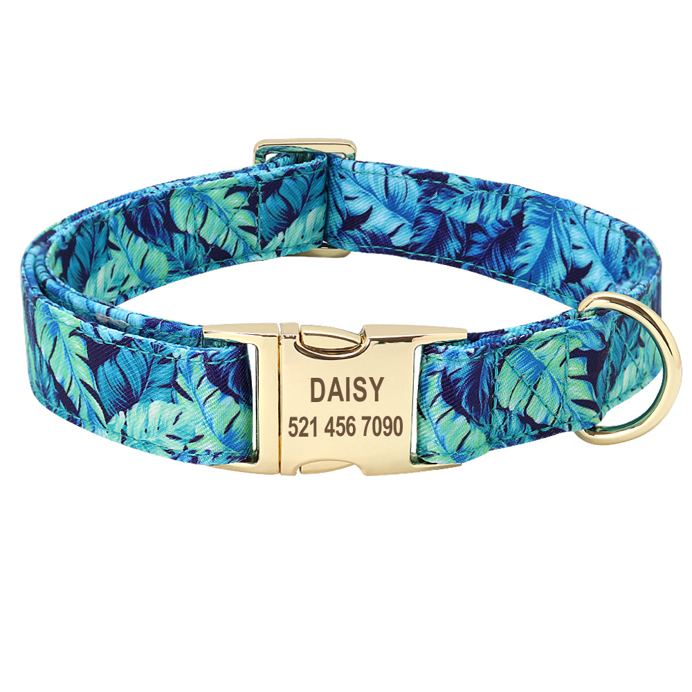 Lettering Dog Collar