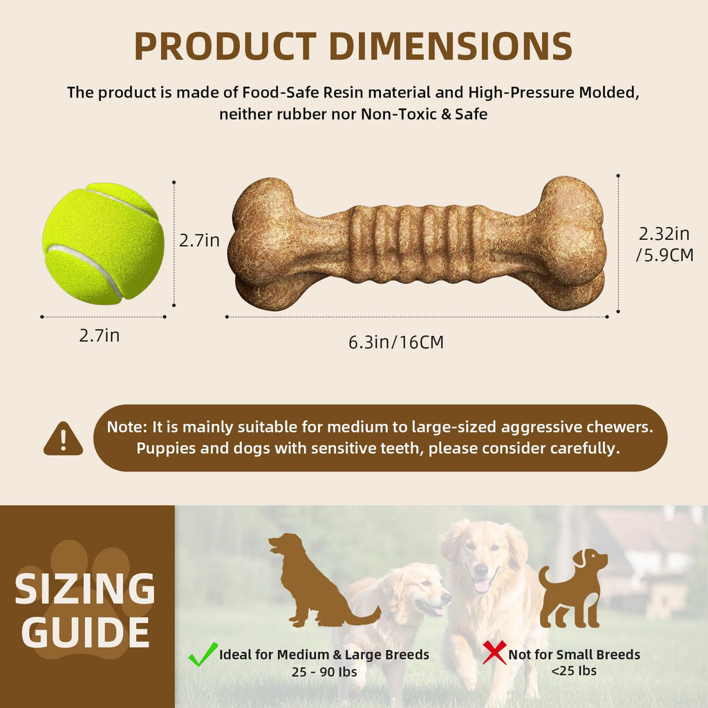 Tough Beef-Flavor Chew for Medium and Large Dogs