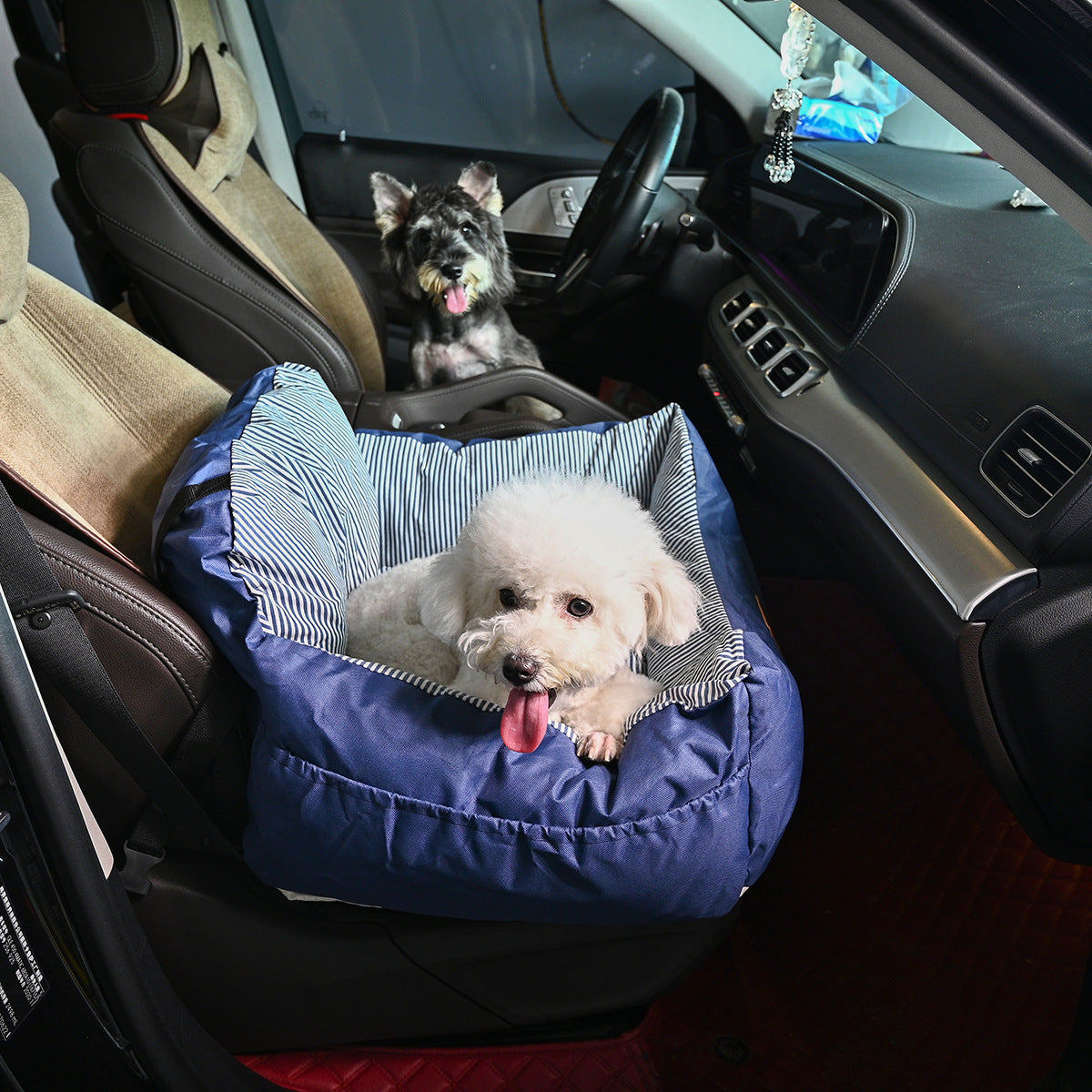Simple-Style Dog Car Bed Seat