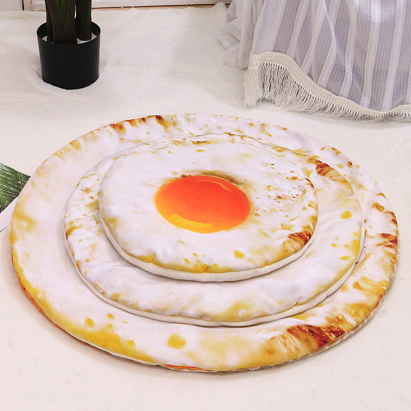 3D Food-Shaped Pet Blanket Mat