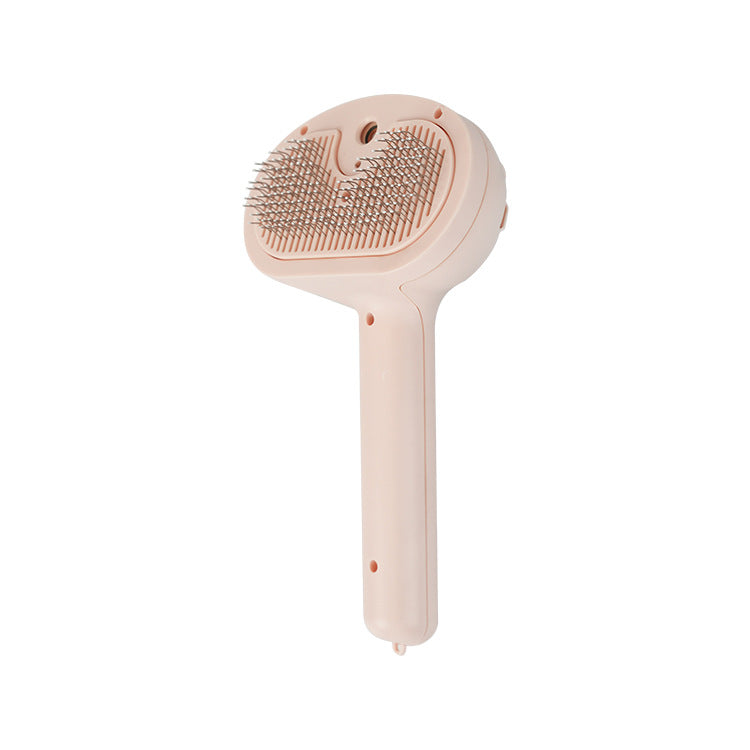 Pet Spray Comb Rechargeable Float Hair Cleaning One Key Hair Removal Comb