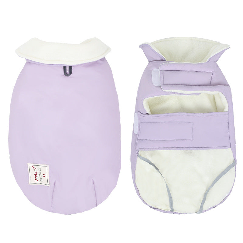Solid Color Turtleneck Dog Cotton Vest