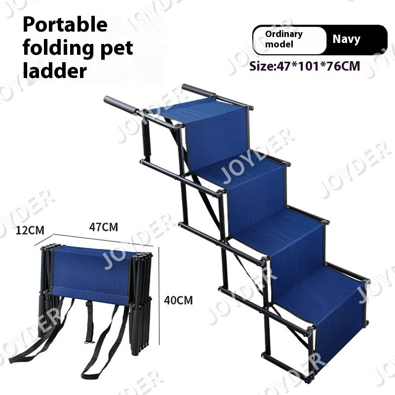 Outdoor Folding Portable Pet Dog Ladder Car Step