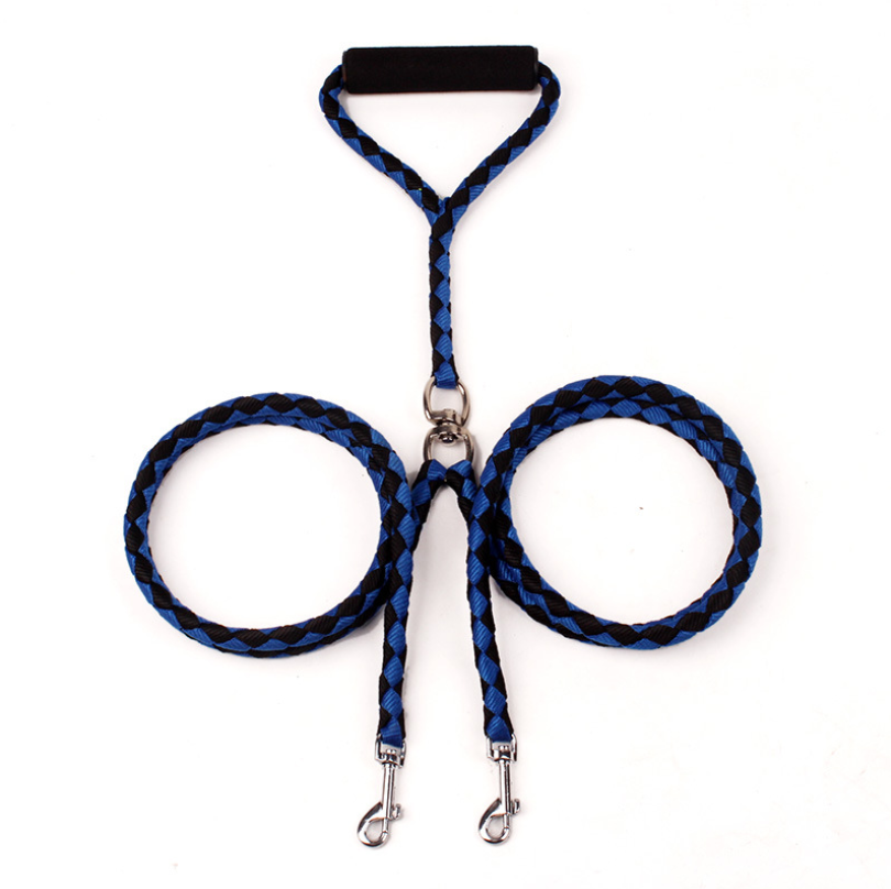 Hand-Knitted Double-Ended Dog Leash