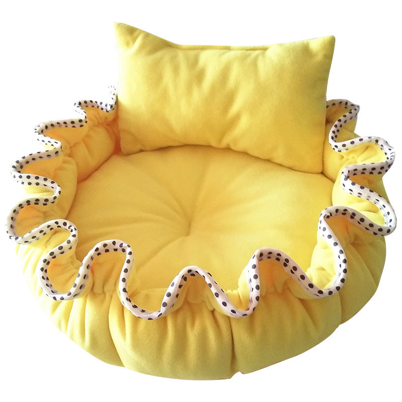 Soft Bud Shaped Small Pet Bed