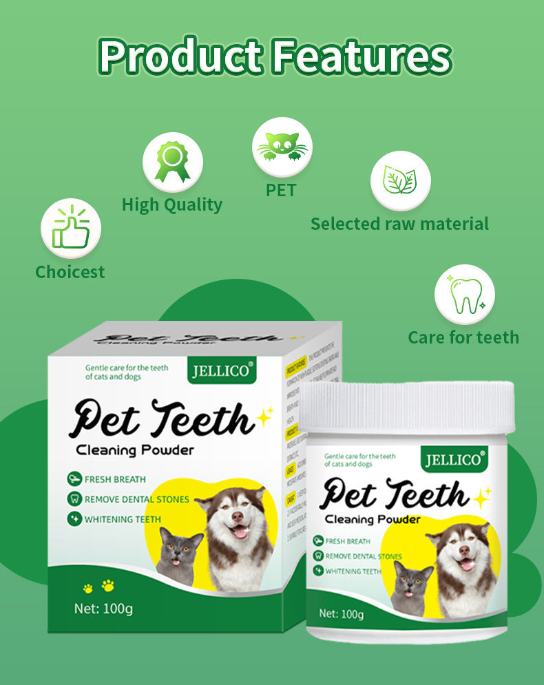 Teeth Cleaning Powder Oral Cleaning Smelly Dog Edible Teeth Cleaning Stone Tooth Cleaning Powder