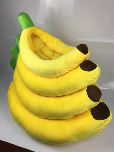 Washable Banana Pet Kennel Pad
