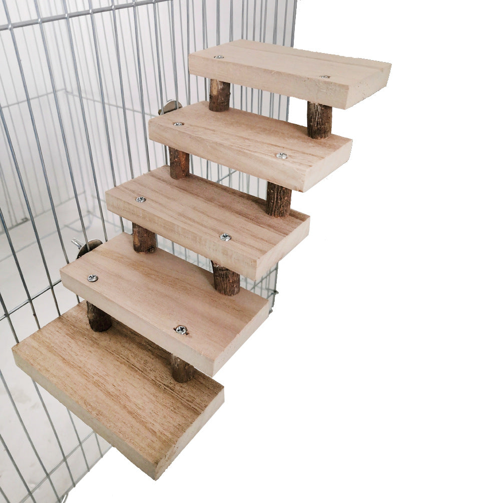 Log Stairs Dog Toy