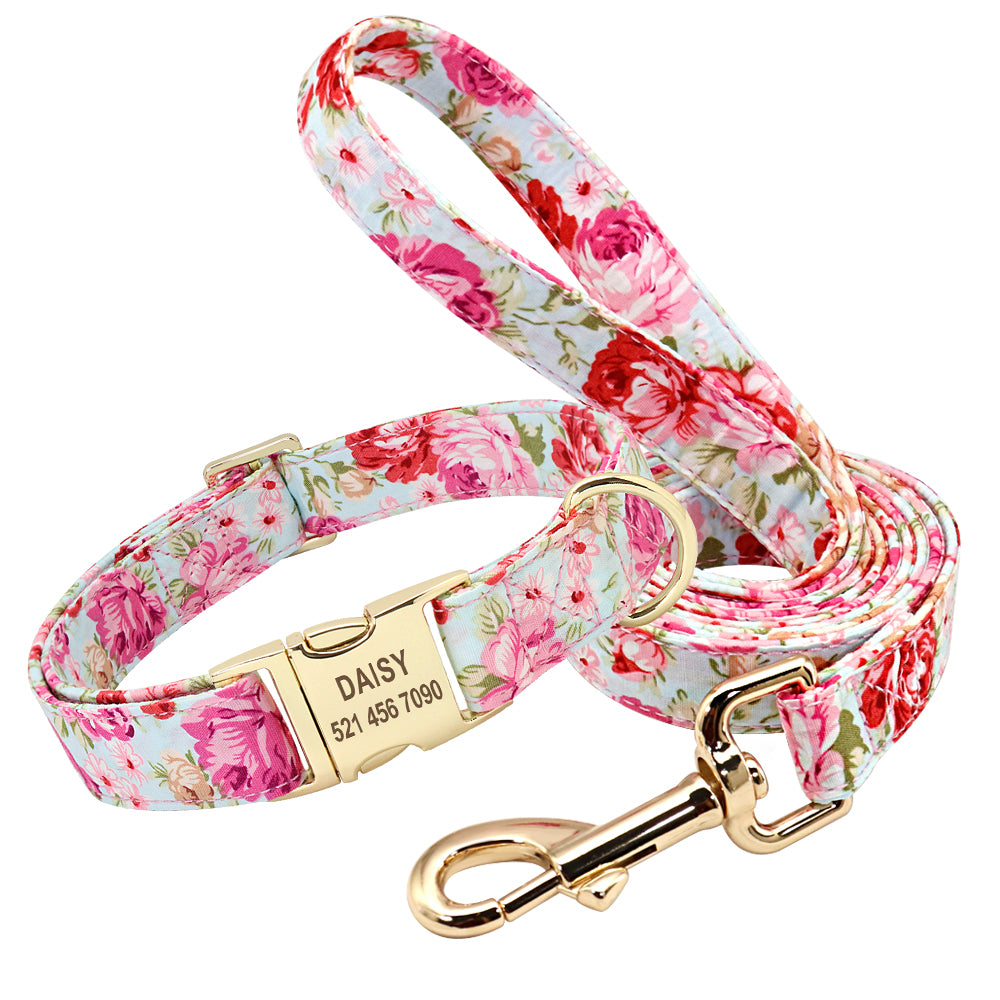 Lettering Dog Collar