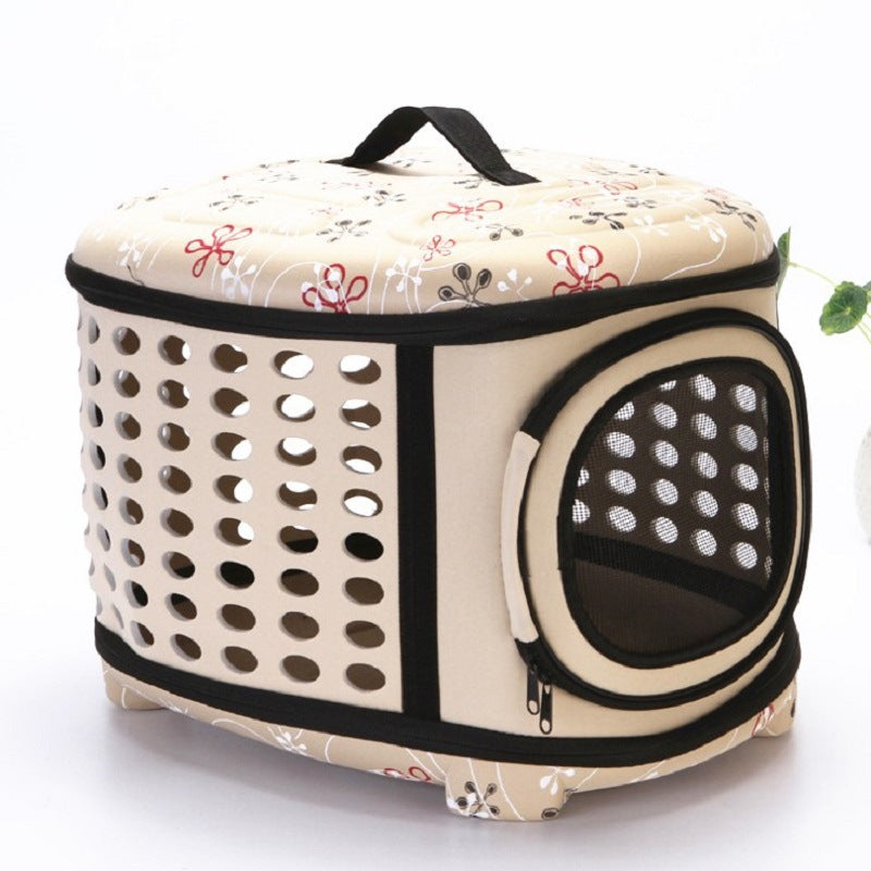 Eva Pet Bag Portable Collapsible Dog Out Bag Manufacturer Wholesale Fashion Breathable Pet Dog Backpack