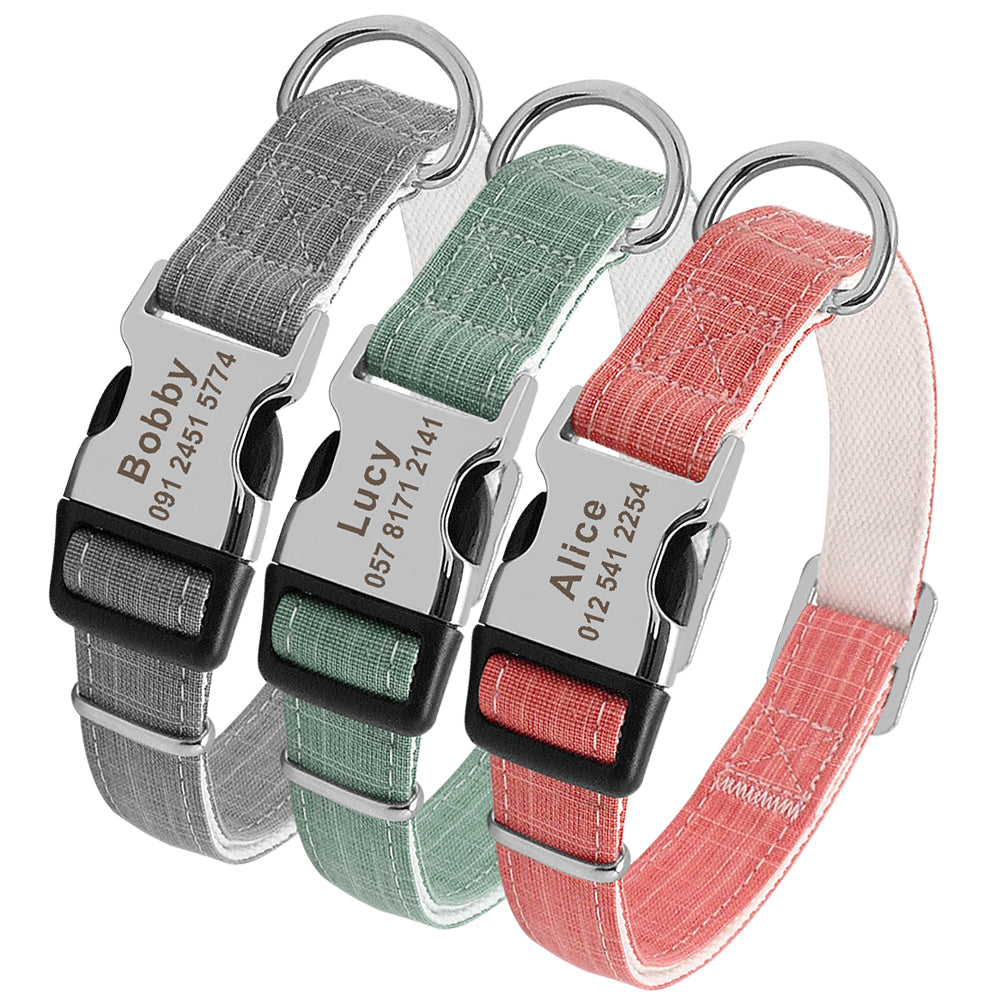 Custom Dog Collar With Engraving