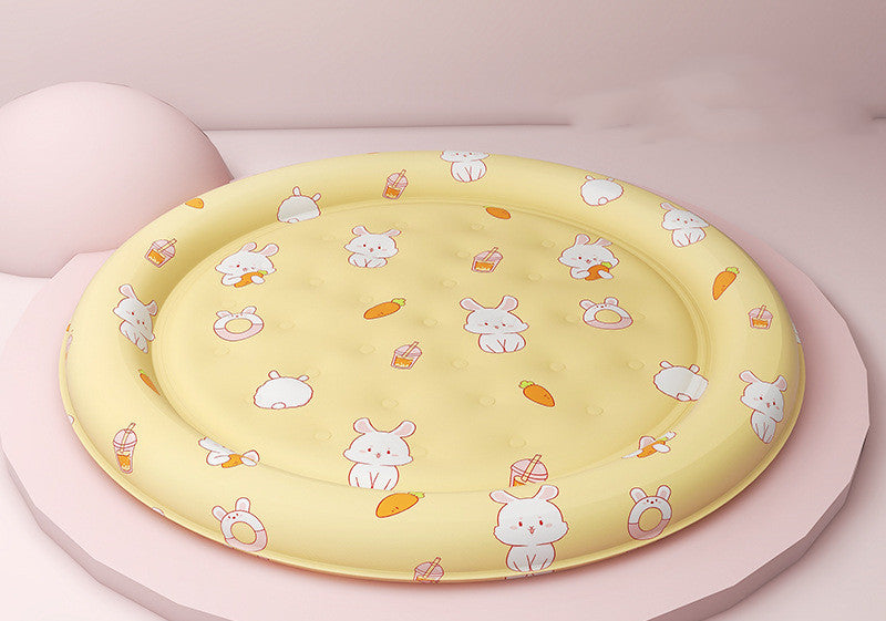 Round Pet Cooling Ice Mat Nest