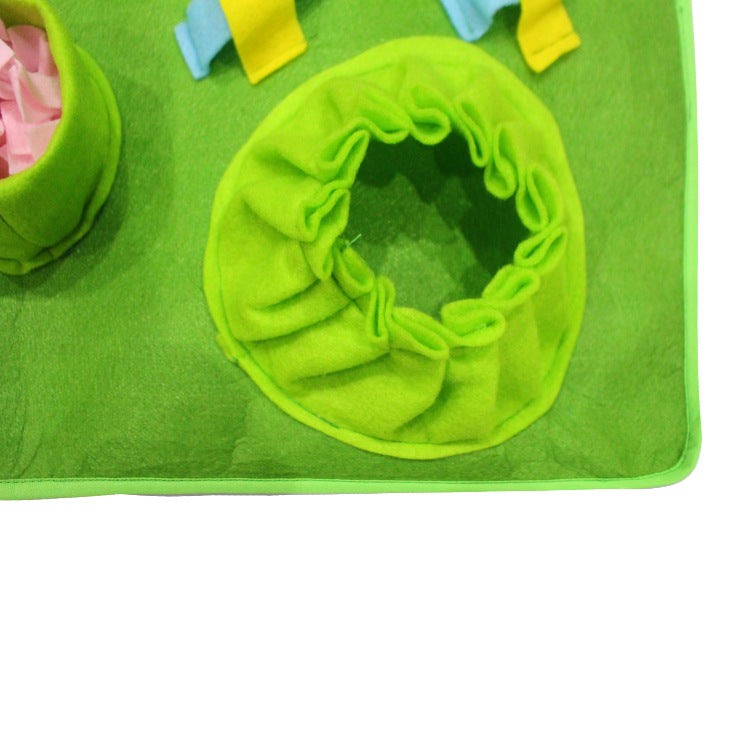 Lawn Series Butterfly Flower Creative Dog Sniffing Mat Pet Toy