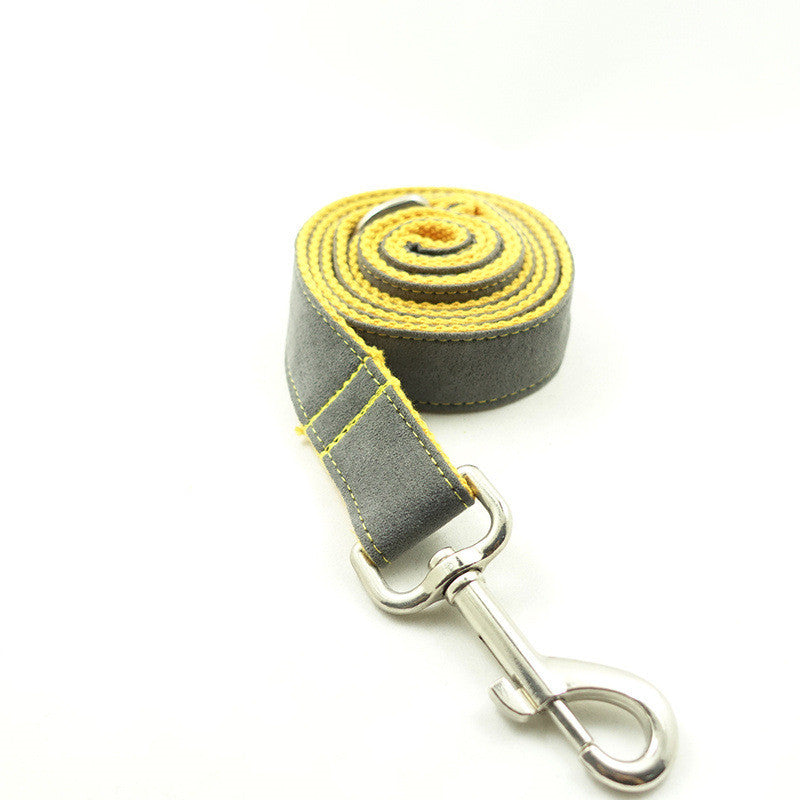 Grey Polyester Dog Leash